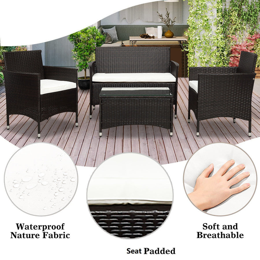 4 Piece Patio Conversation Set