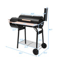 Segmart 12" Portable Charcoal Grill with Convenient Storage