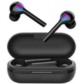 Segmart True Wireless Headphones with Charging Case, Black, L3868