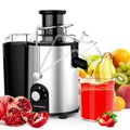 Juice Extractor Celery Juicer Orange Juicer, Segmart 800W Juicer Machine, 2 Speed Double Gear Fruit and Vegetable Juicer, Electric Juicer, Stainless Steel, Easy to Clean, H934