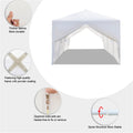 Canopy Party Tent for Outside, 10' x 30' Patio Gazebo Tent with 8 SideWalls, SEGMART Upgraded White Outdoor Party Wedding Tent, White Backyard Tent for Catering Garden Beach Camping, L223