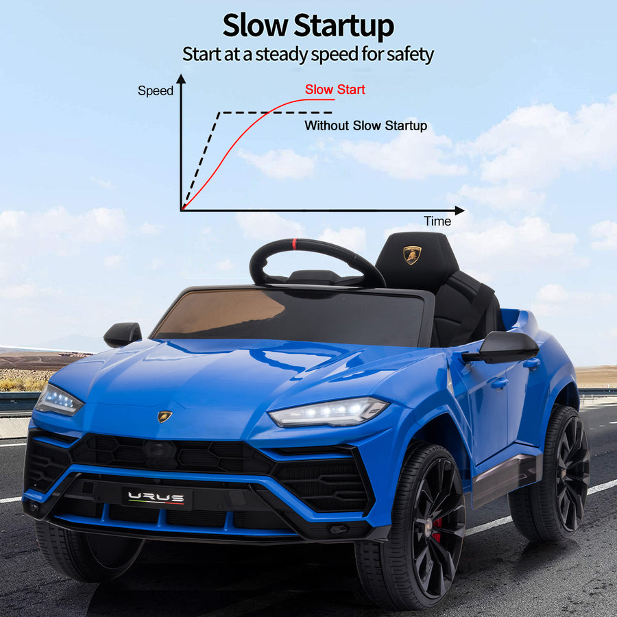 Licensed Lamborghini Ride-on Toy, 12V Rechargeable Battery Powered 4 Tries Car with Remote Control, S7827