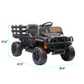 Kids Ride on UTV, 12V Backyard Truck Cars with Back Trailer and Remote Control, S9235