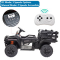 Kids Ride on UTV, 12V Backyard Truck Cars with Back Trailer and Remote Control, S9235