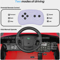 SEGMART Ride-On Car Toys, 12V Battery Powered Electric 4 Trie Kids Toys with Remote Control, S01