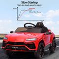 Electric Cars for Kids to Ride, 12V Realistic Lamborghini Kid Electric Ride on Car with Remote Control and MP3 Player, Kids Electric Vehicle with LED Light, Radio, Birthday Gift for Kids, Pink, S7816