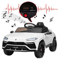 Electric Cars for Kids to Ride, 12V Realistic Lamborghini Kid Electric Ride on Car with Remote Control and MP3 Player, Kids Electric Vehicle with LED Light, Radio, Birthday Gift for Kids, Red, S7806