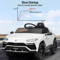 Electric Cars for Kids to Ride, 12V Realistic Lamborghini Kid Electric Ride on Car with Remote Control and MP3 Player, Kids Electric Vehicle with LED Light, Radio, Birthday Gift for Kids, Pink, S7816