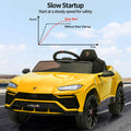 Licensed Lamborghini Ride-on Toy, 12V Rechargeable Battery Powered 4 Tries Car with Remote Control, S7827