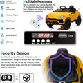 Electric Cars for Kids to Ride, 12V Realistic Lamborghini Kid Electric Ride on Car with Remote Control and MP3 Player, Kids Electric Vehicle with LED Light, Radio, Birthday Gift for Kids, Green, S7826