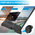 Segmart 28" Basketball Hoop Patio 5.8ft-7ft, Indoor Outdoor Portable Basketball Court Stand for Kids & Adults Poolside Swimming Games