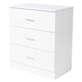 Segmart White Wood Chest Cabinet, 26" x 13" x 29" Durable MDF Wood Chest Cabinet with Metal Handles, Simple Bedroom Furniture Chest of Drawers for Closet to Storing Clothes, Cosmetic, S7893
