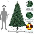 SEGMART 7.5FT Christmas Trees, Green Realistic Christmas Decor Tree with 1400 Tips, S04