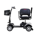 Mobility Scooters for Senior, Heavy Duty Electric Scooters with 300W Motor, Lightweight Compact Motorized Scooter with Headlights, Outdoor Mobility Scooter With Anti-Tip wheels, Silver, SS1903
