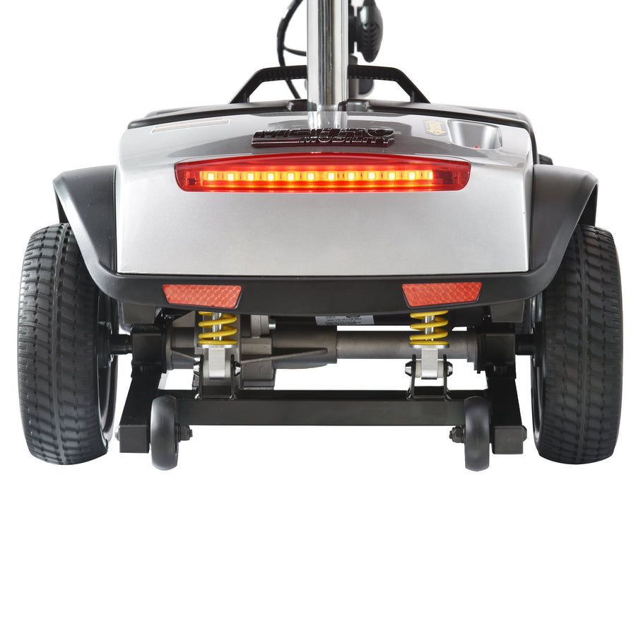 Mobility Scooters for Senior, Heavy Duty Electric Scooters with 300W Motor, Lightweight Compact Motorized Scooter with Headlights, Outdoor Mobility Scooter With Anti-Tip wheels, Silver, SS1903