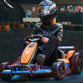 Segmart® Mclaren Electric Go Kart, 24V Outdoor Driftable Kids Race Cart