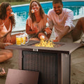 SEGMART 28'' Gas Fire Pit, 40000 BTU Auto-Ignition Fire Pit Table, S11