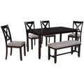 SEGMART 6 Piece Modern Home Dining Table Set