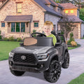 Ride On Kids Truck Car, Segmart Licensed Toyota Tacoma 12 Volt Electric 4 Tries Vehicle with Remote Control, 2 Speeds, 2 LED Headlights, Brakes and Gas Pedal, AUX, Grey, SS2650
