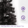 Segmart 7.5Ft Pencil Artificial Christmas Tree, with 1,000 Tips including Solid Metal Legs