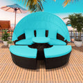 Outdoor Patio Sectional Round Daybed