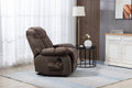 Lift Recliner, Electric Power Lounge Single Sofa for Elderly and Disabled, Heavy Duty Reclining Chair with Remote Control, Plush Fabric Sofa Living Room Chair with Overstuffed Design, Coffee, SS438