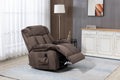 Lift Recliner, Electric Power Lounge Single Sofa for Elderly and Disabled, Heavy Duty Reclining Chair with Remote Control, Plush Fabric Sofa Living Room Chair with Overstuffed Design, Coffee, SS438