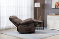 Lift Recliner, Electric Power Lounge Single Sofa for Elderly and Disabled, Heavy Duty Reclining Chair with Remote Control, Plush Fabric Sofa Living Room Chair with Overstuffed Design, Coffee, SS438