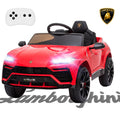 Electric Cars for Kids to Ride, 12V Realistic Lamborghini Kid Electric Ride on Car with Remote Control and MP3 Player, Kids Electric Vehicle with LED Light, Radio, Birthday Gift for Kids, Pink, S7816