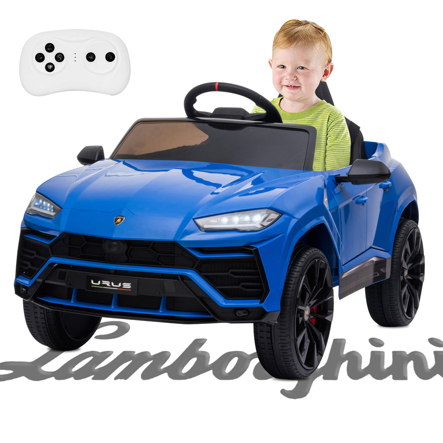 Licensed Lamborghini Ride-on Toy, 12V Rechargeable Battery Powered 4 Tries Car with Remote Control, S7827