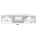 Clearance! Patio Canopy Tent for Outside, 10' x 30' Heavy Duty Outdoor Party Wedding Canopy with 8 Side Walls, Portable Gazebo BBQ Shelter Canopy for Catering Garden Beach Camping, L1326