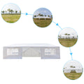 Clearance! Patio Canopy Tent for Outside, 10' x 30' Heavy Duty Outdoor Party Wedding Canopy with 8 Side Walls, Portable Gazebo BBQ Shelter Canopy for Catering Garden Beach Camping, L1326