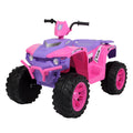 Kids ATV Quad Ride-On Car Toy, Rechargeable 12V Ride on Cars, Electric Battery-Powered ATV Ride On Car Toy, Pink Ride On Toys for Boys Girls Ages 3-5, 2 Speeds, LED Lights, MP3 Music, L5345
