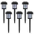 Solar Yard Lights Outdoor Lights for Patio, SEGMART Solar Powered Outdoor Lights Waterproof Garden Lights, Path Lights Solar Lights for Walkway Garden Outside Driveway, Auto Charge, 6 Pack, H1145