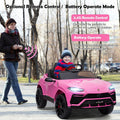 Licensed Lamborghini Ride-on Toy, 12V Rechargeable Battery Powered 4 Tries Car with Remote Control, S7827