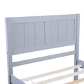 Twin Wood Bed Frame, Kids Platform Twin Bed with 2 Storage Drawers and Headboard, Platform Bed Frame Mattress Foundation with Wood Slat Support for Kids, Teens, White, SS954
