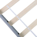 Twin Wood Bed Frame, Kids Platform Twin Bed with 2 Storage Drawers and Headboard, Platform Bed Frame Mattress Foundation with Wood Slat Support for Kids, Teens, White, SS954