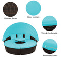 Outdoor Patio Sectional Round Daybed
