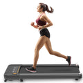 SEGMART Electric Under Desk Treadmill w/3 Big LED Display , 22.5'' Wide Tread Belt Treadmills for Home, 2.5 HP Walking Pad with Remote Controll, for Home & Gym Cardio Fitness, S1662