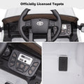 Ride On Kids Truck Car, Segmart Licensed Toyota Tacoma 12 Volt Electric 4 Trie Vehicle with Remote Control, 2 Speeds, 2 LED Headlights, Brakes and Gas Pedal, AUX, Black, SS2610