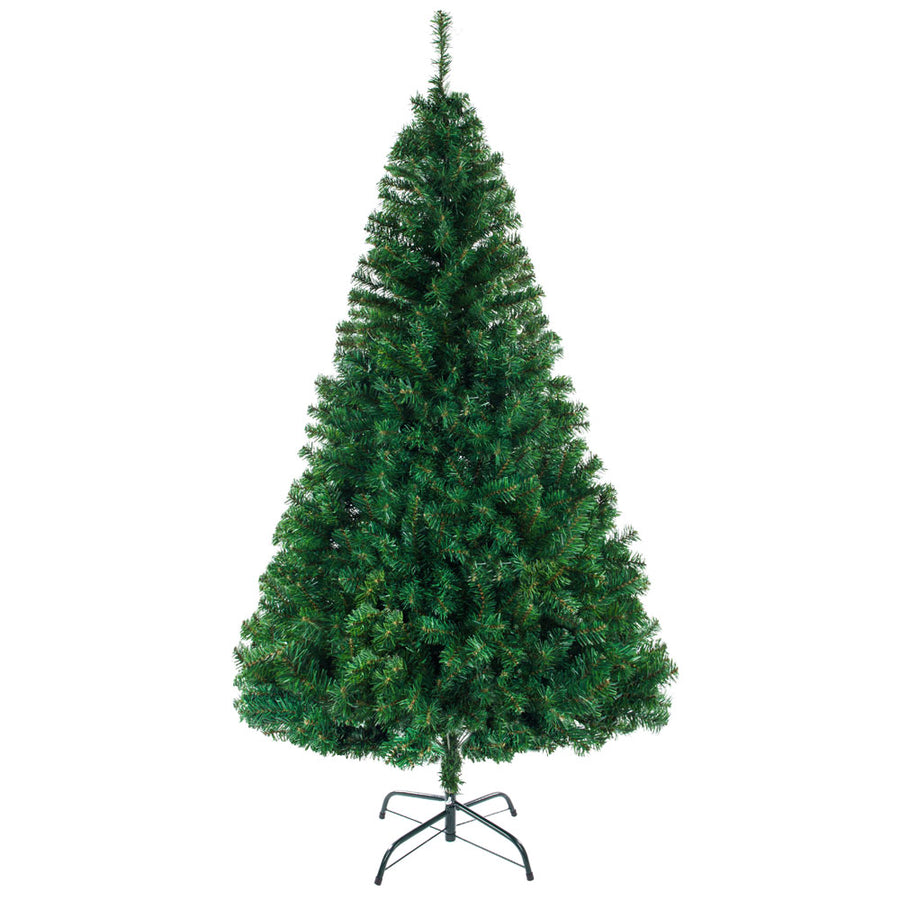 SEGMART 8FT Christmas Tree with 1138 Tips, Upgraded Artificial Christmas Tree with Solid Metal Stand, Indoor/Outdoor Christmas Decorations for Home, Festival, Party, Easy Assembly, Green, LL304