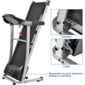 Clearance! Folding Treadmill for Home, Electric Fitness Exercise Equipment Easy Assembly, Large Running Surface, Smart Digital Motorized Running Machine for Running & Walking, I7180