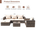 4 Piece Patio Furniture Set