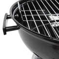 Portable BBQ Grills Clearance Charcoal with Wheels, Upgrade Steel Camping Grill, Outdoor Charcoal Grills for Barbecue Picnic Trailing Camping Outdoor, 18-Inch, Black