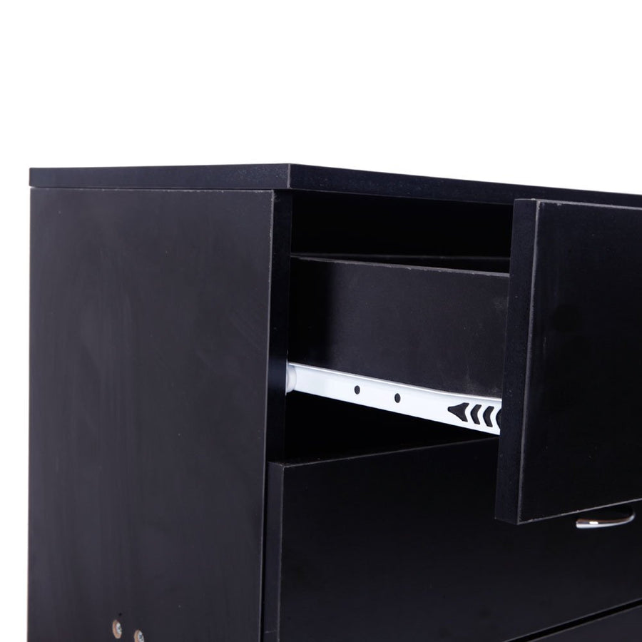 Segmart 4 Chest of Drawers for Bedroom, 26" x 13" x 29" Classic Metal Handles, Durable MDF Wood, S7914