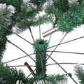 Segmart Green Unlit Snow Fir Artificial Christmas Tree, with 870 Tips including Solid Metal Stand 7'