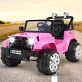Ride on Cars for Girls, 12V Electric Ride on Cars with Remote Control, Pink Motorized Vehicles Ride on Truck Car with Lights, L6675