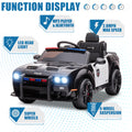 Battery Powered Ride on Toys, 12V Dodge Challenger Ride on Cars with Remote Control, Electric Ride on Car Toy for Boys Girls 3-5 YO, Police Ride on Truck Car with Lights, MP3, Bluetooth, Radio, LL143
