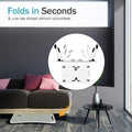 Fold Laptop Desk for Bed, Portable Laptop Bed Tray with Legs, Small Lazy Laptop Bed Tray with iPad Slots, Gray Laptop Table for Adults/Students/Kids, Eating Working Desk for Couch/Sofa/Floor, L