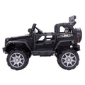 Electric Ride on Car, 12V Kid Ride on Cars with 2.4G Remote Control, Electric Ride on Truck Car with LED Lights, Horn, MP3 Player, Black Battery-Powered Ride on Toys for Boys Girls, 3 Speeds, L6448
